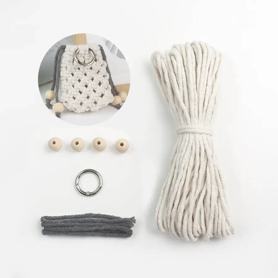 Macrame Kit for Beginners | DIY Macrame Earphone Storage Pouch Craft Kit