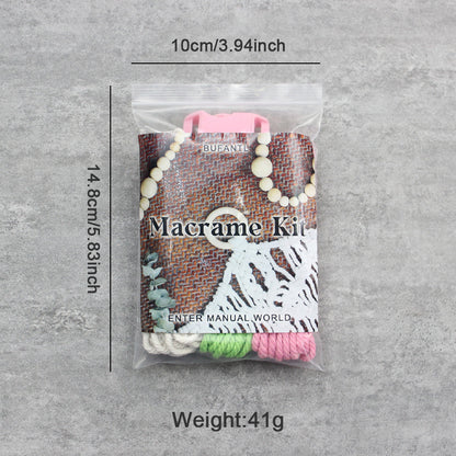 Macrame Kit Daisy Flower Pet Collar Weaving Kit | 3-Color Comfort Match | Adjustable Length | Pet Accessory | Beginner-Friendly