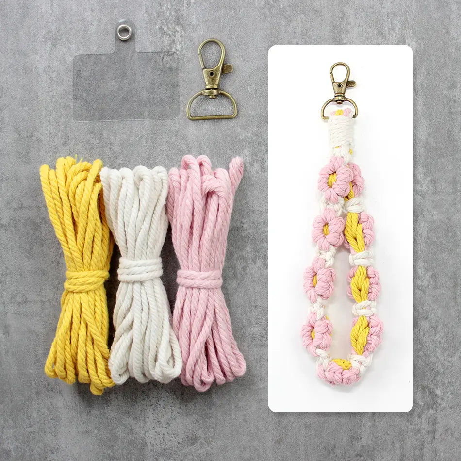 Macrame Kit for Beginners | DIY Daisy Macrame Wristband Craft Kit