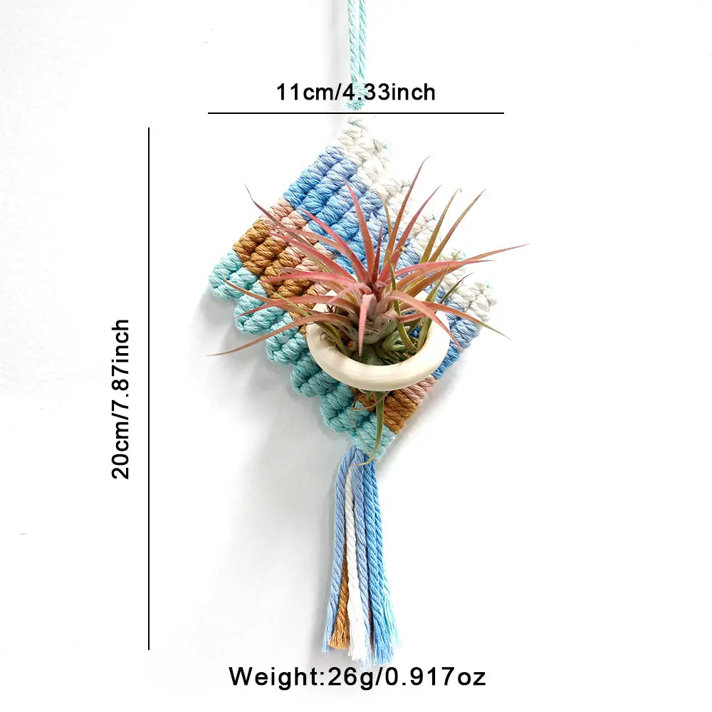 Macrame Kit for Beginners, Boho Pineapple Wall Hanger DIY Kit, Home Decor Gift