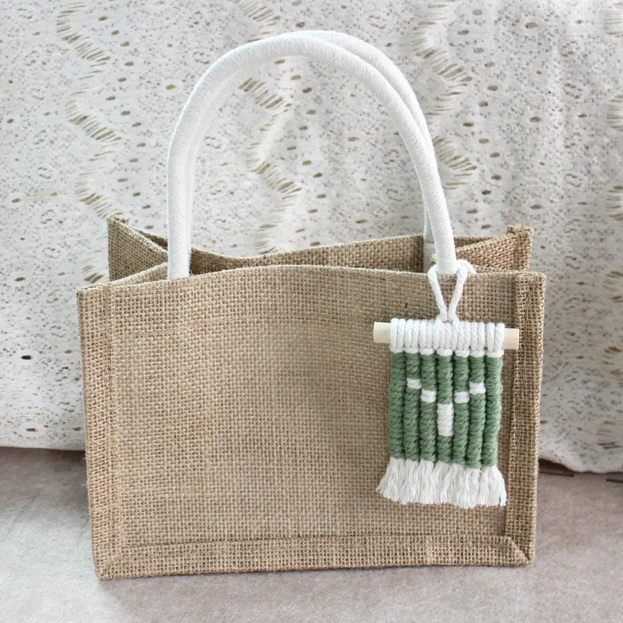 Macrame Kit for Beginners | DIY Letter Macrame Keychain Craft Kit