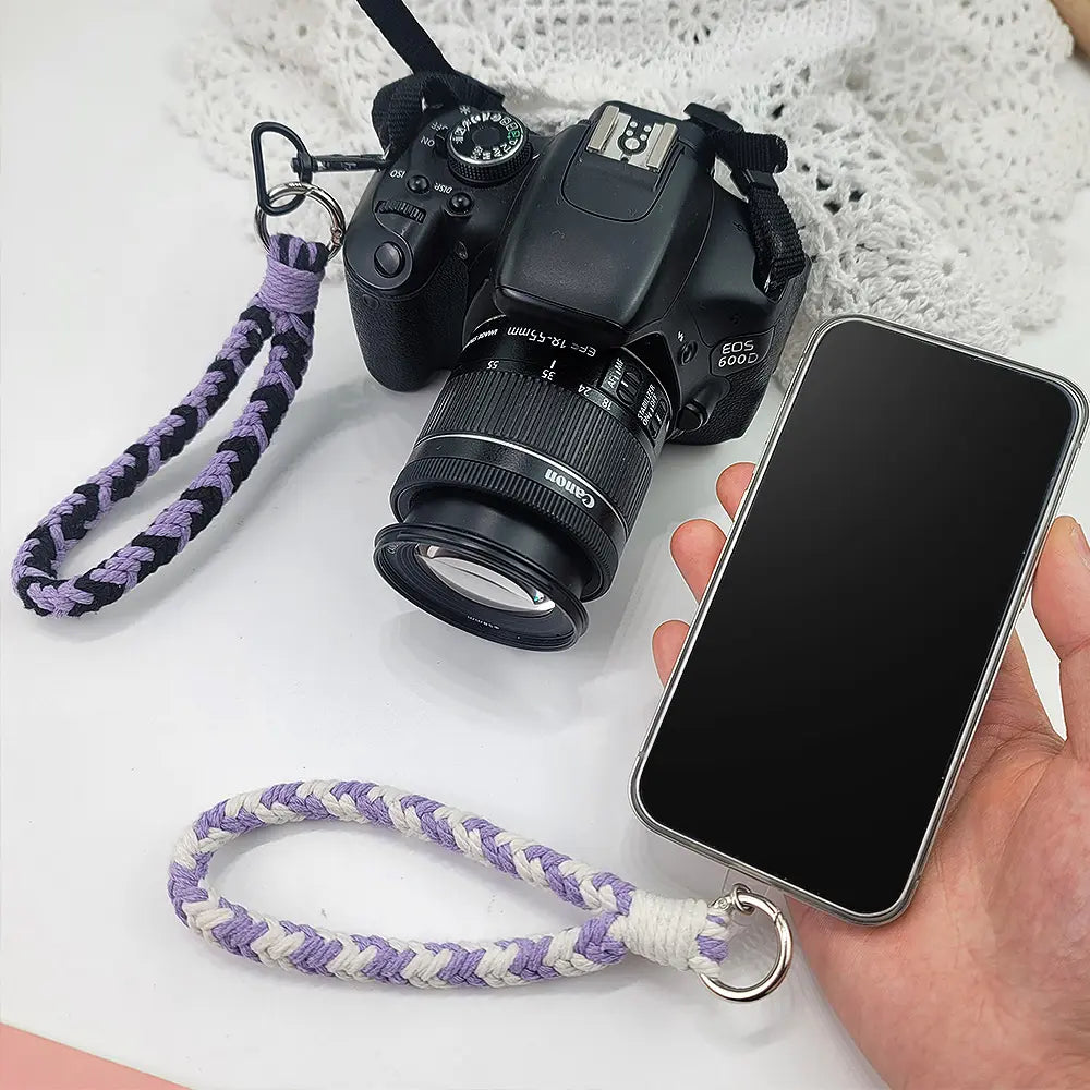 Macrame Kit for Beginners | DIY Eight‑Strand Braid Macrame Keychain Craft Kit
