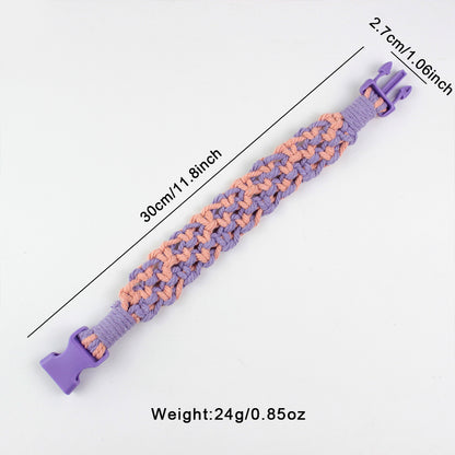 Square Pet Collar Weaving Kit Macrame Kit | Wide Style (Elegant & Cute) | Holiday DIY Handmade Gift | Beginner-Suitable