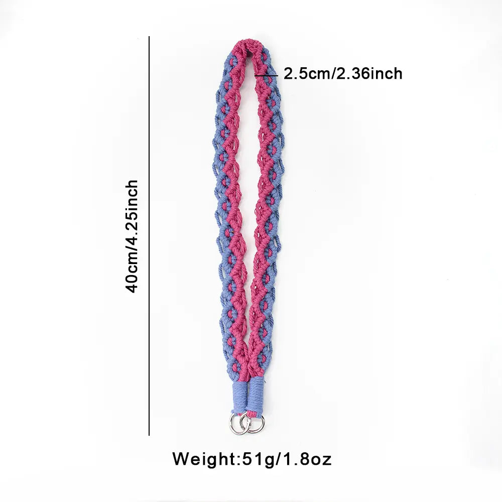 Macrame Kit for Beginners | DIY Diagonal Knot Macrame Lanyard Craft Kit