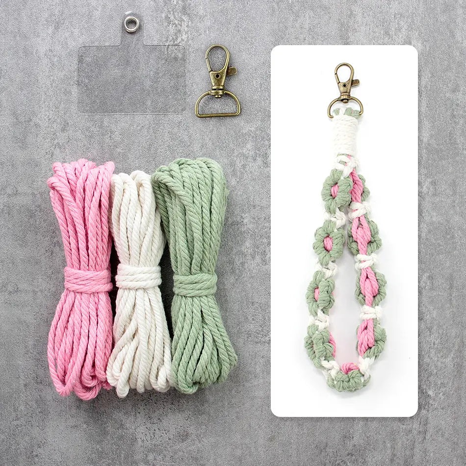 Macrame Kit for Beginners | DIY Daisy Macrame Wristband Craft Kit