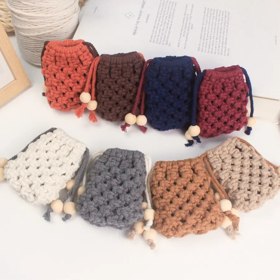 Macrame Kit for Beginners | DIY Macrame Earphone Storage Pouch Craft Kit