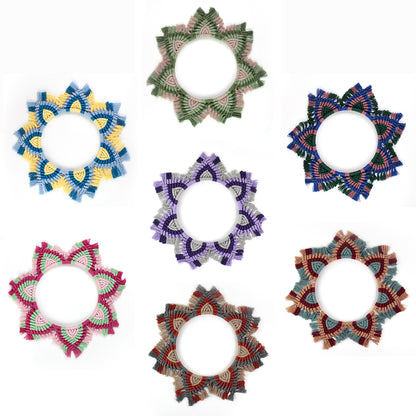 Macrame Kit Mandala Ring Macrame Kit | 3-Color Combination | Bedroom/Living Room Decor | Beginner-Friendly | DIY Gift