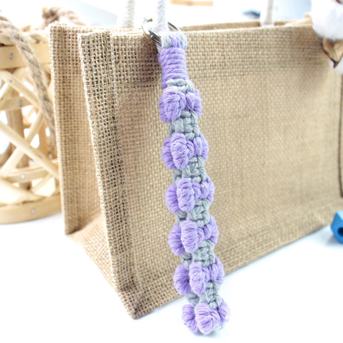 Bow Weaving Keychain Craft Kit Macrame Kit | Tutorial | Style-Adaptable | Keychain/Pendant/Bag Charm, Beginner DIY Set