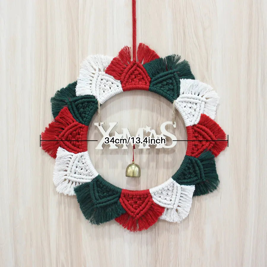 Macrame Kit for Beginners | DIY Christmas Wreath Macrame Craft Kit
