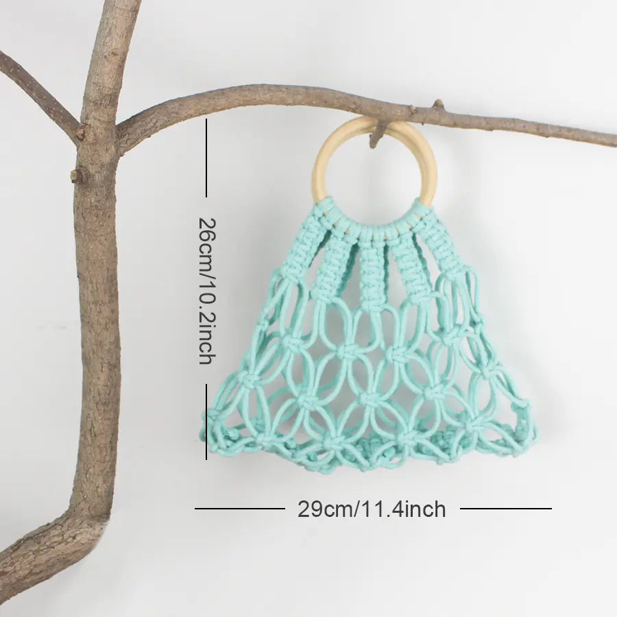Macrame Kit for Beginners | DIY Hollow Macrame Tote Bag Craft Kit
