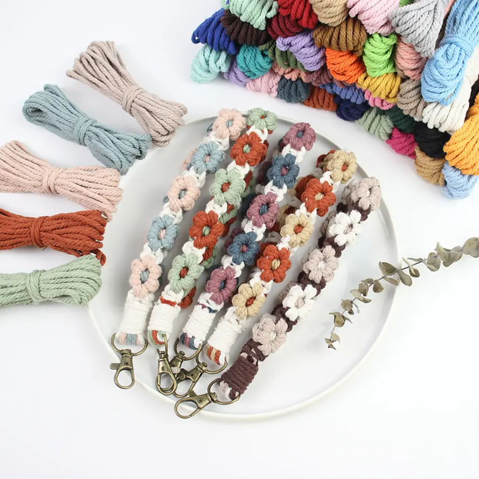 Macrame Kit for Beginners | DIY Daisy Macrame Wristband Craft Kit