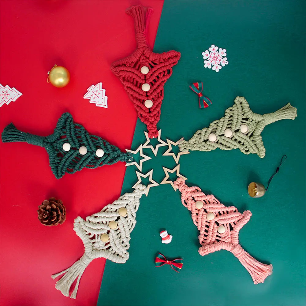 Macrame Kit for Beginners | DIY Christmas Tree Macrame Craft Kit