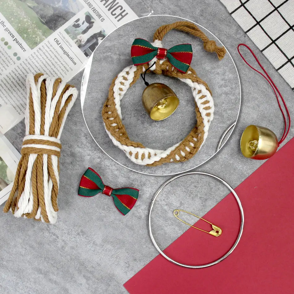 Macrame Kit for Beginners | DIY Christmas Wreath Macrame Craft Kit