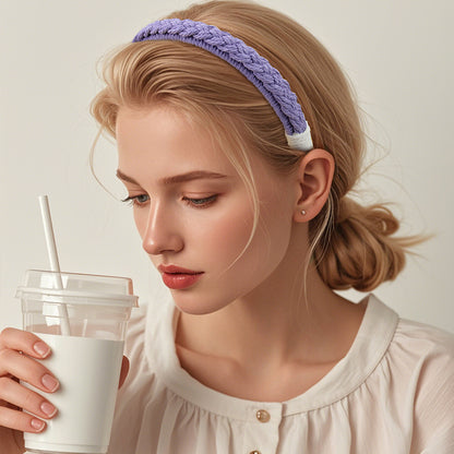Headband DIY Weaving Kit Macrame Kit | Bohemian Style | Hair Band | Beginner-Friendly | Handmade Gift | Skull Top Lifting