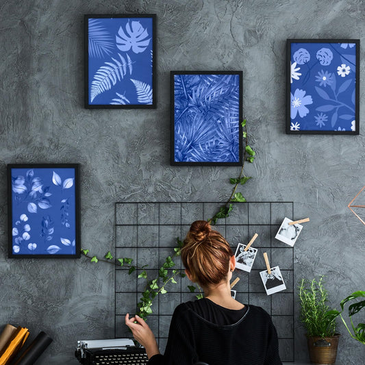 A5 DIY Cyanotype Refill Kit Cyanotype Set | 24 Sun Printing Sheets | Vintage Printing | For Parent-Child/Workshop All Scenarios