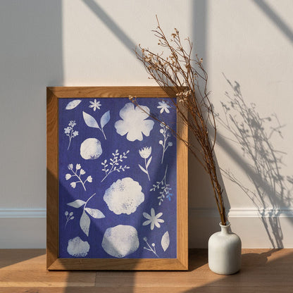 Cyanotype Set A6 Cyanotype Paper Refill | 5 Sheets | Lightweight Tasting Pack | For Bookmarks/Plant Specimens/Postcards| Exclusive for No Mass Stocking
