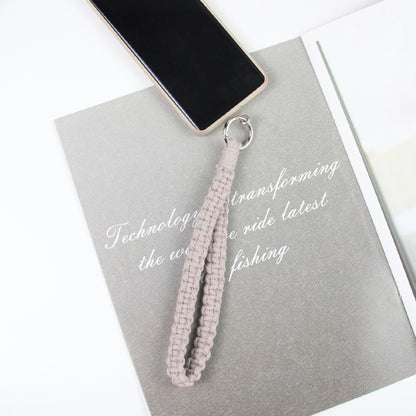 6-Piece Keychain Macrame DIY Kit - Handmade Weaving Supplies with English Tutorial | Craft Set for Multiple Keychains