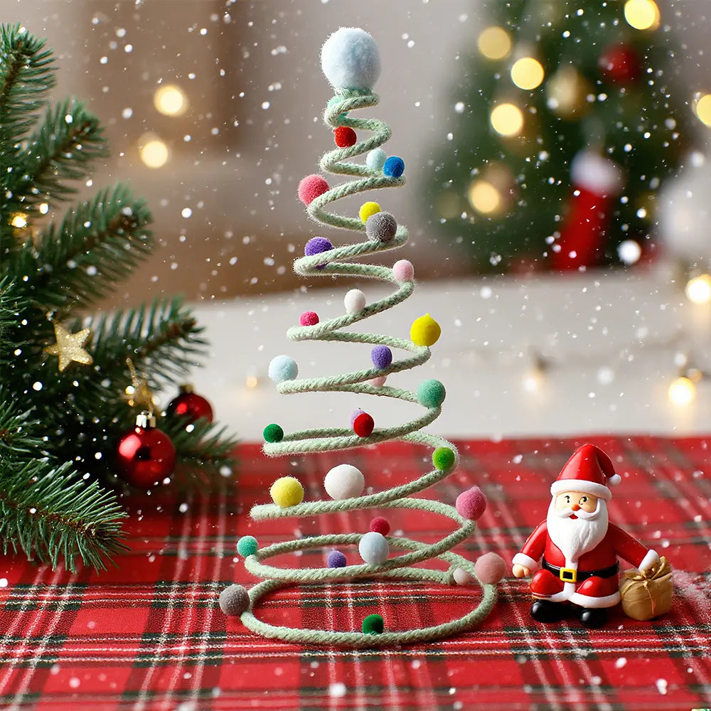 Macrame Kit for Beginners | DIY Wire Christmas Tree Ornament Macrame Craft Kit