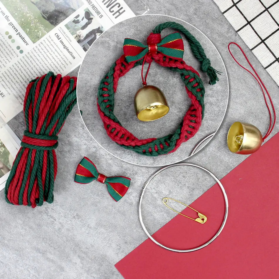 Macrame Kit for Beginners | DIY Christmas Wreath Macrame Craft Kit