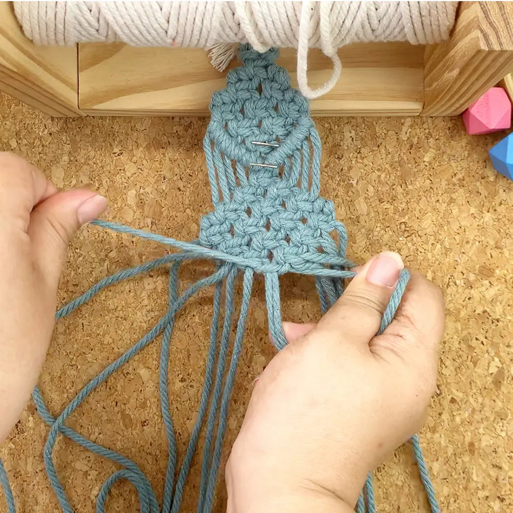 Macrame Kit for Beginners, Boho Plant Hanger DIY Kit, Home Garden Decor Gift