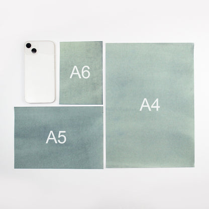Cyanotype Set A6 DIY Cyanotype Refill | 12 Cyanotype Sheets | For Bookmarks/Postcards | Beginner-Friendly