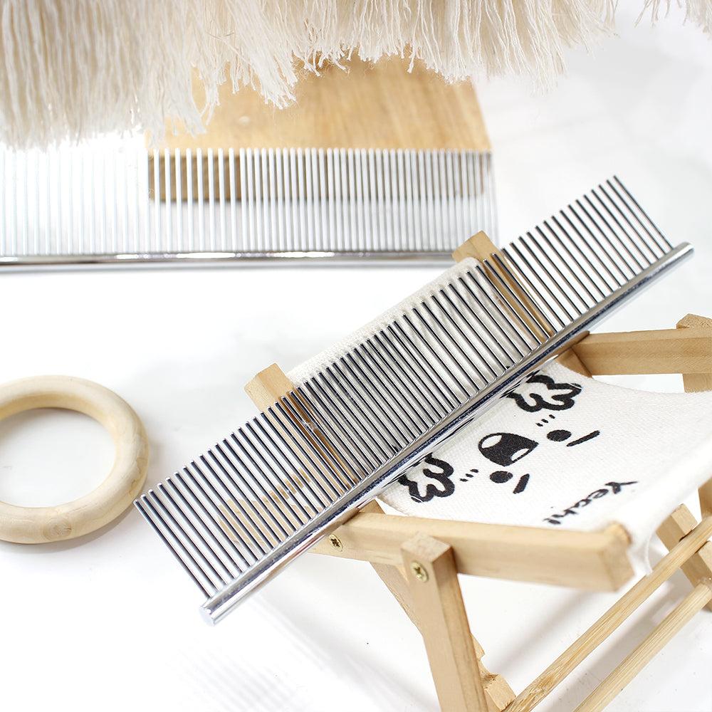 Stainless Steel Macrame Comb - Fringe Comb for DIY Weaving Crafts | Handmade Accessory