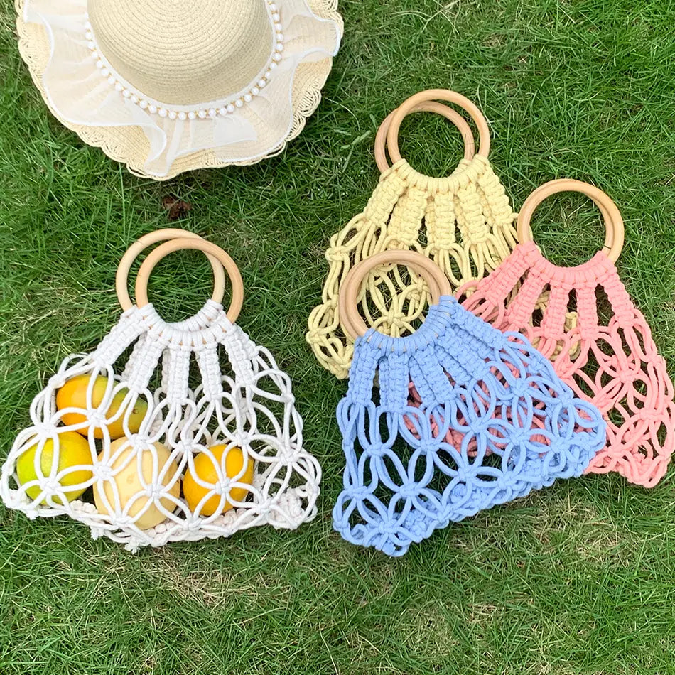 Macrame Kit for Beginners | DIY Hollow Macrame Tote Bag Craft Kit