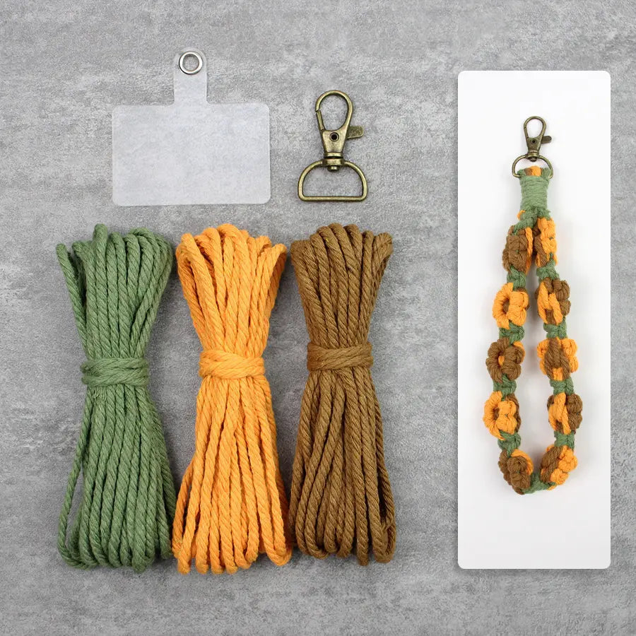 Macrame Kit for Beginners | DIY Daisy Macrame Wristband Craft Kit