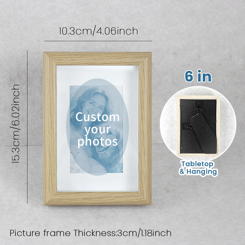 Custom Cyanotype Photo Print with Frame | Alternative Photographic Cyanotype Made From Your Photograph