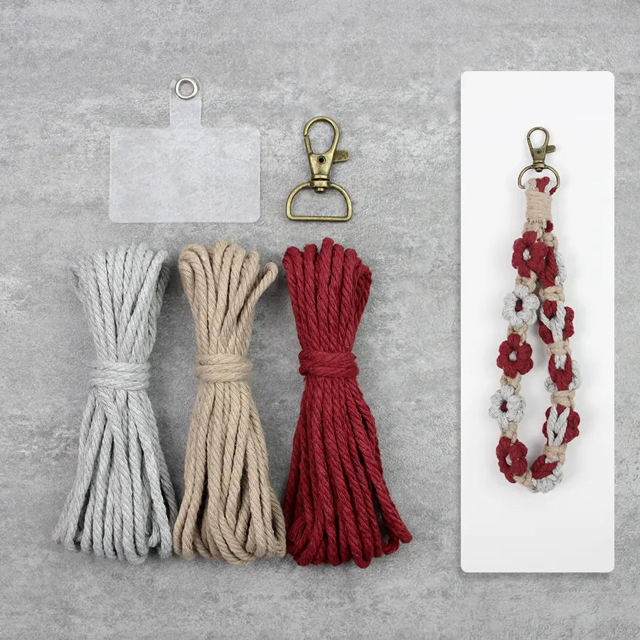 Macrame Kit for Beginners | DIY Daisy Macrame Wristband Craft Kit