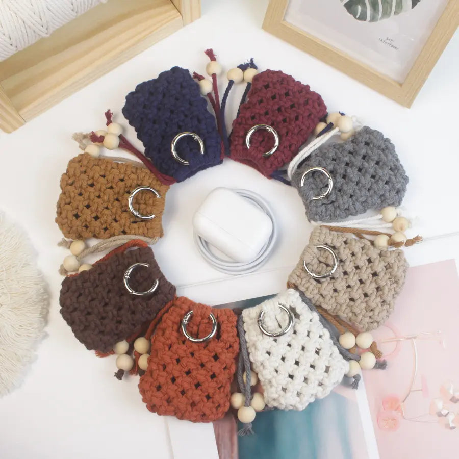 Macrame Kit for Beginners | DIY Macrame Earphone Storage Pouch Craft Kit
