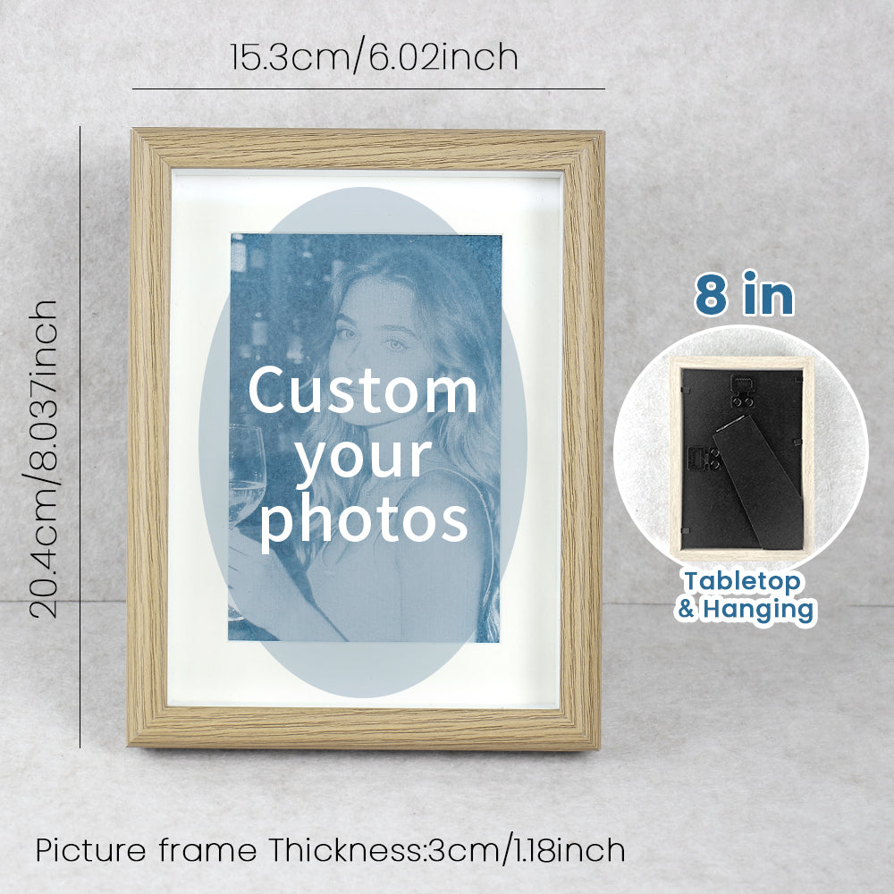 Custom Cyanotype Photo Print with Frame | Alternative Photographic Cyanotype Made From Your Photograph