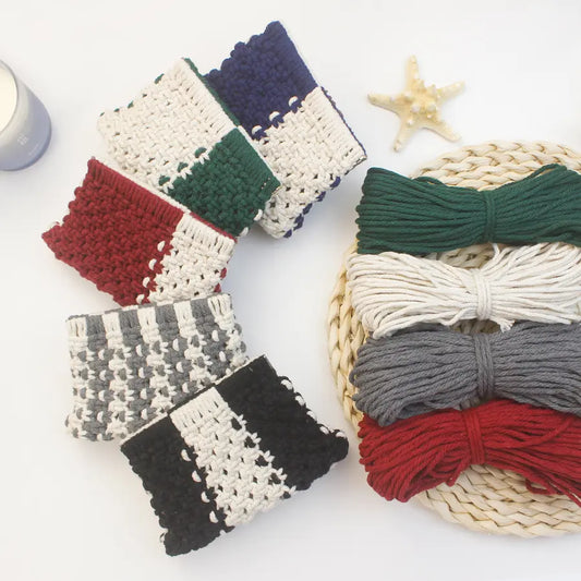 Macrame Kit for Beginners | DIY Macrame Coin Purse Storage Bag Craft Kit