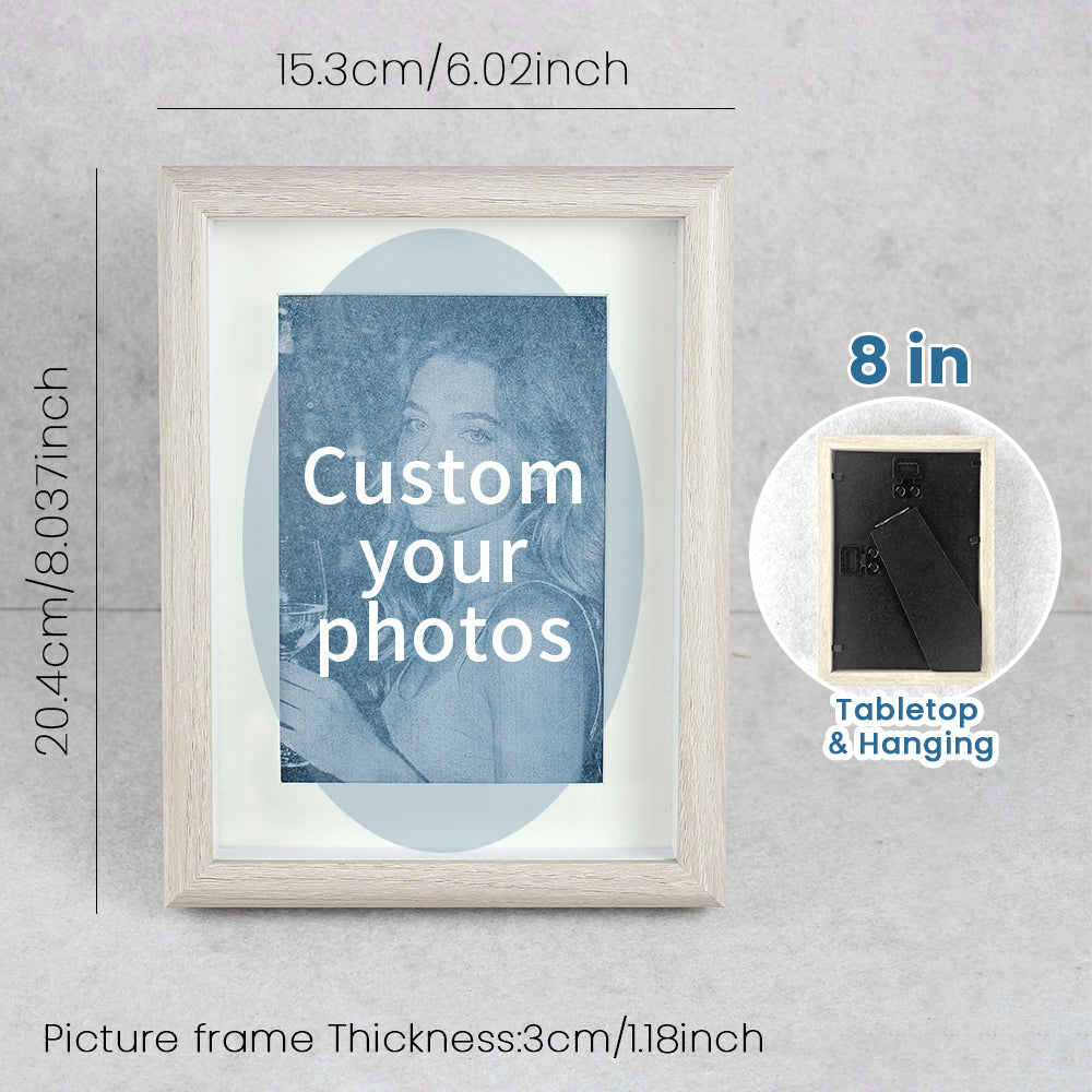 Custom Cyanotype Photo Print with Frame | Alternative Photographic Cyanotype Made From Your Photograph