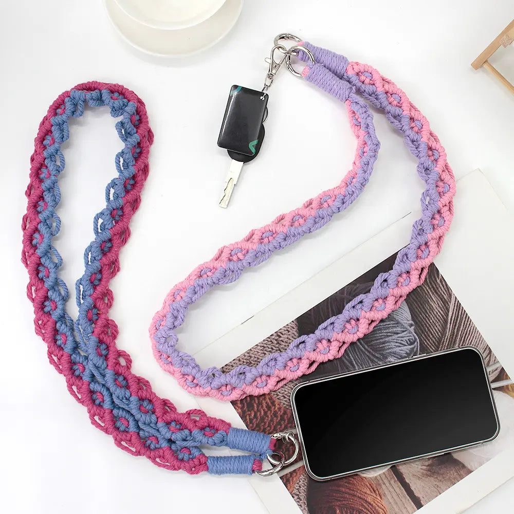 Macrame Kit for Beginners | DIY Diagonal Knot Macrame Lanyard Craft Kit