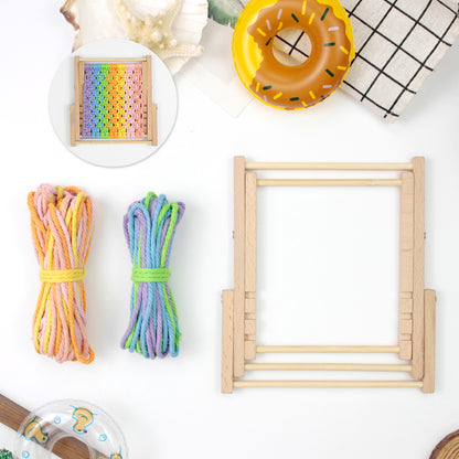Macrame Kit Beach Chair Phone Stand Weaving Kit | 7/4-Color Option | Stable Unique Shape | Small Decor | Beginner-Friendly| Phone Lounger