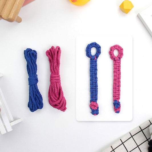 Macrame Kit Flower Weaving Cable Organizer | Multiple Color Options, Cute & Compact | Detailed Tutorial | For Cable/Pen Organization | Beginner/DIY Friendly