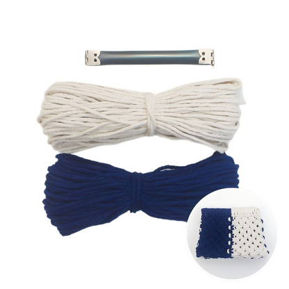 Spring Clip Wallet Weaving Kit Macrame Kit | Customizable Colors | Easy Open/Close | DIY Gift | Bohemian Style
