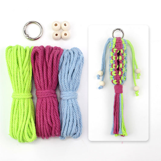 Pet Storage Bag Weaving Kit Macrame Kit | Poop Bag Holder | Compact & Convenient | Handmade Gift | Beginner-Suitable