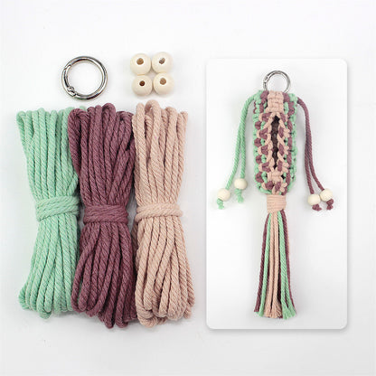 Pet Storage Bag Weaving Kit Macrame Kit | Poop Bag Holder | Compact & Convenient | Handmade Gift | Beginner-Suitable