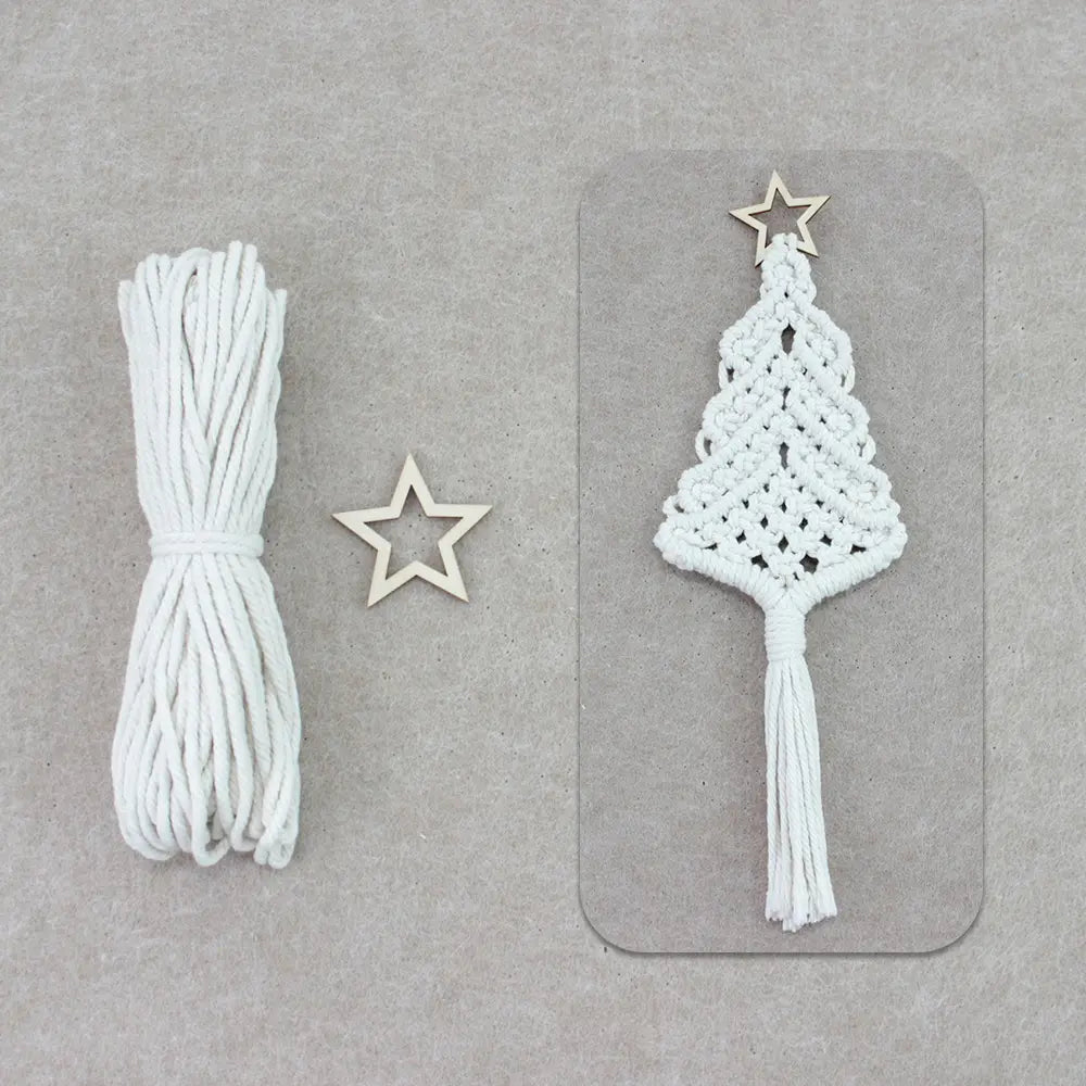 Macrame Kit for Beginners | DIY Christmas Tree Macrame Craft Kit