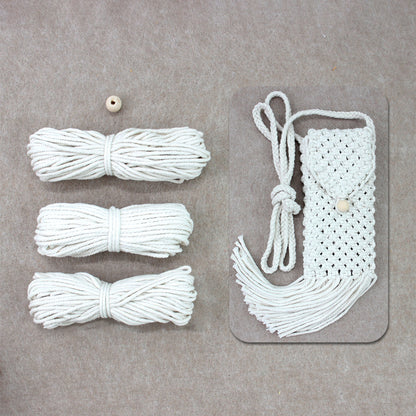 Tassel Phone Bag Weaving Kit Macrame Kit | Strong Enclosure | Slim Woven Strap | DIY Gift| Beginner-Friendly