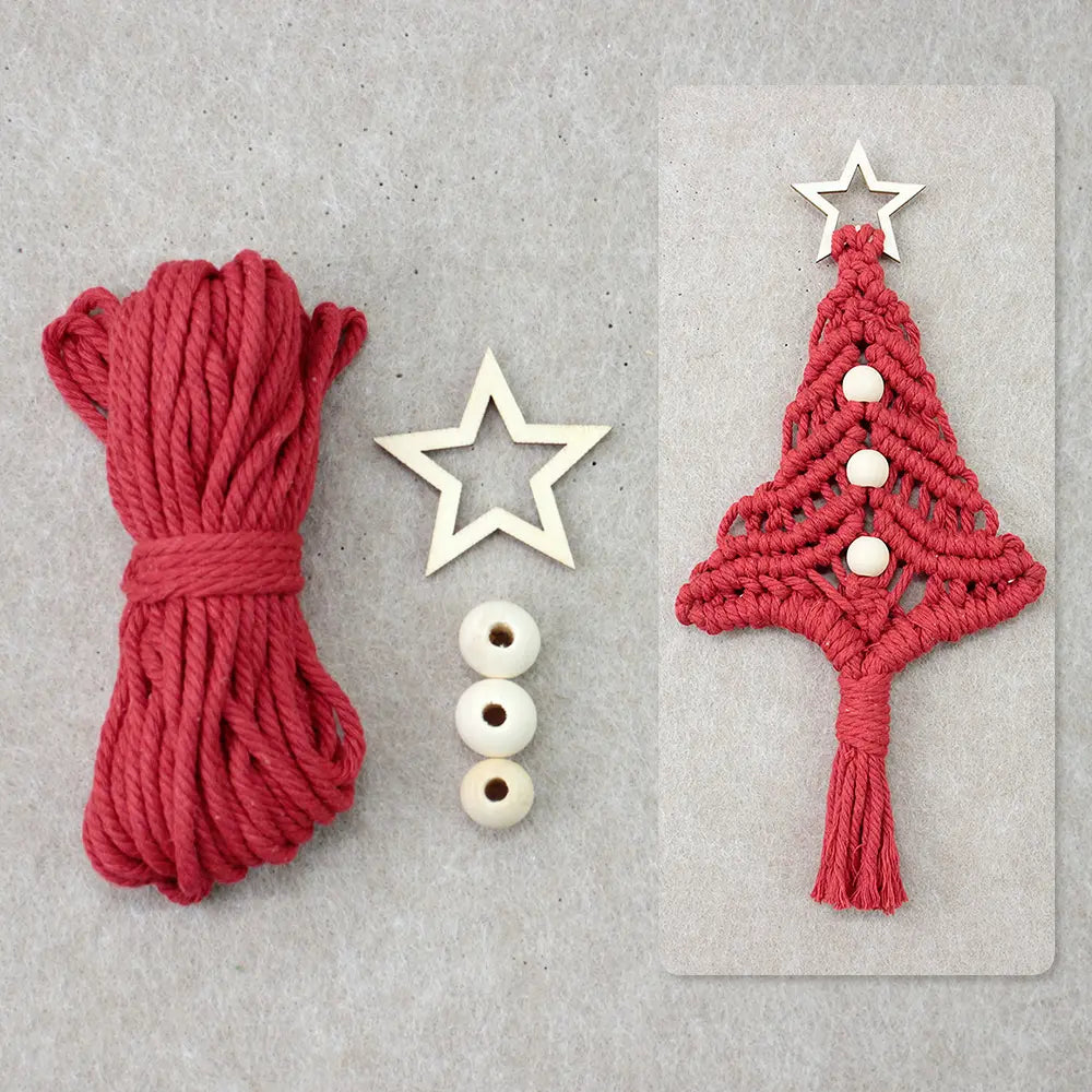 Macrame Kit for Beginners | DIY Christmas Tree Macrame Craft Kit