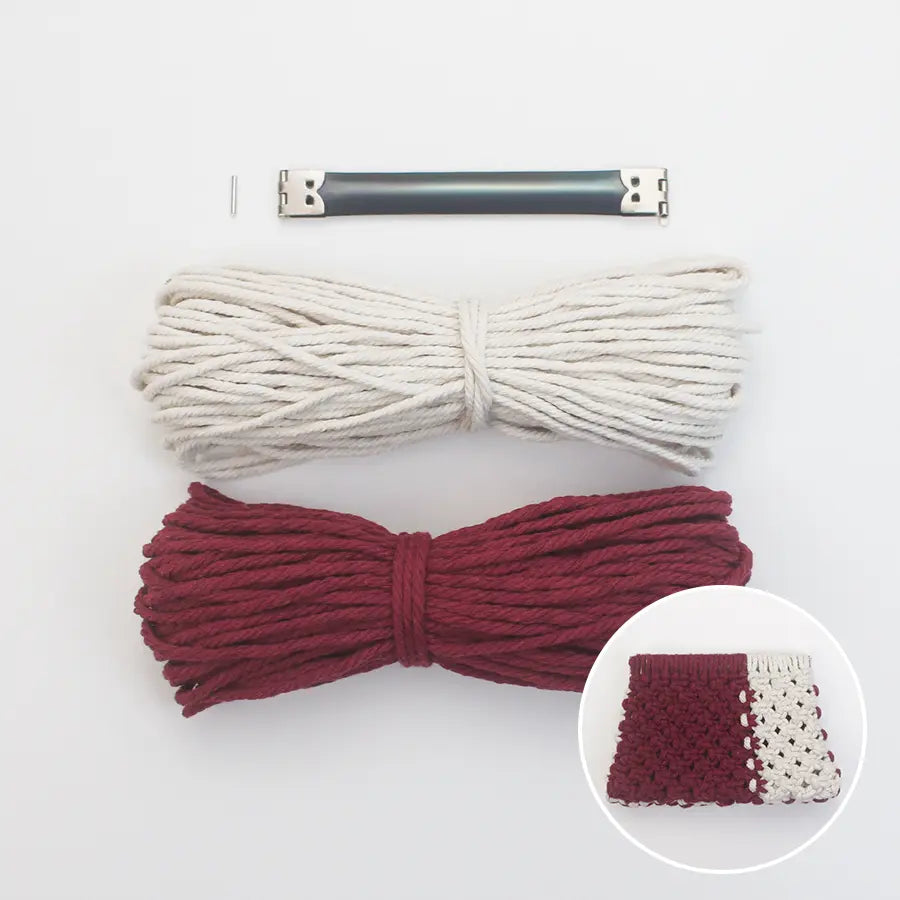 Macrame Kit for Beginners | DIY Macrame Coin Purse Storage Bag Craft Kit