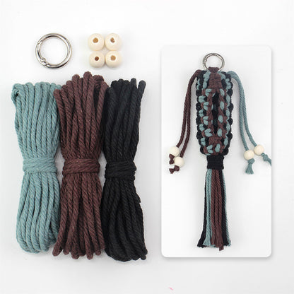 Pet Storage Bag Weaving Kit Macrame Kit | Poop Bag Holder | Compact & Convenient | Handmade Gift | Beginner-Suitable