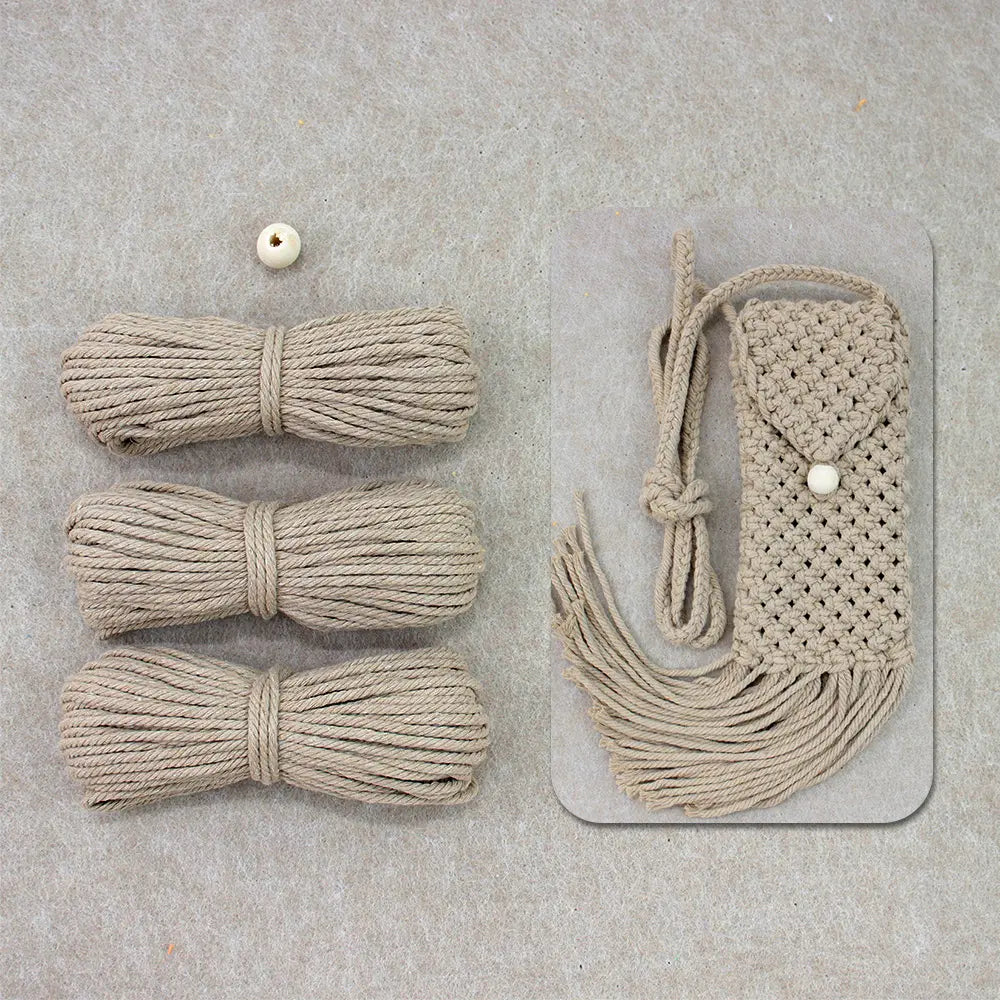 Macrame Kit for Beginners | DIY Macrame Cellphone Storage Bag Craft Kit