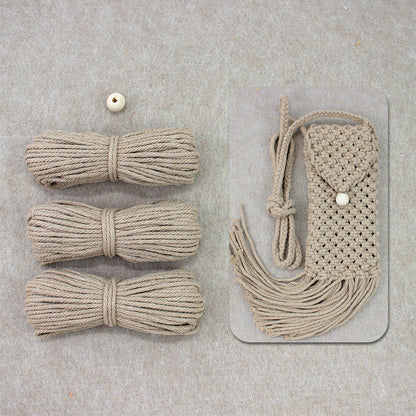 Tassel Phone Bag Weaving Kit Macrame Kit | Strong Enclosure | Slim Woven Strap | DIY Gift| Beginner-Friendly