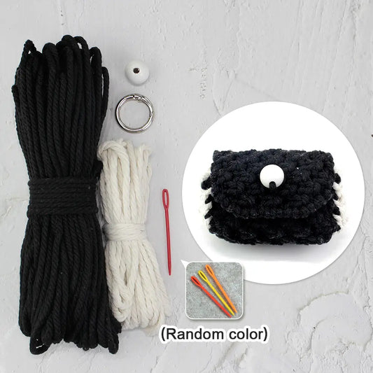 Macrame Kit for Beginners | DIY Square Macrame Earphone Storage Pouch Craft Kit