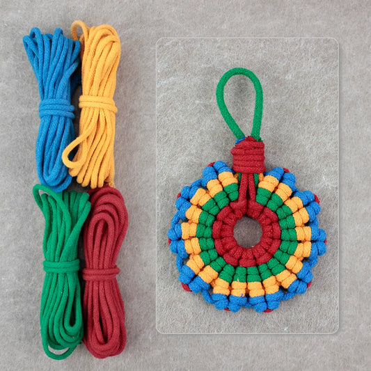 Macrame Kit for Beginners, Boho Sunflower Coaster DIY Kit, Table Home Decor Gift