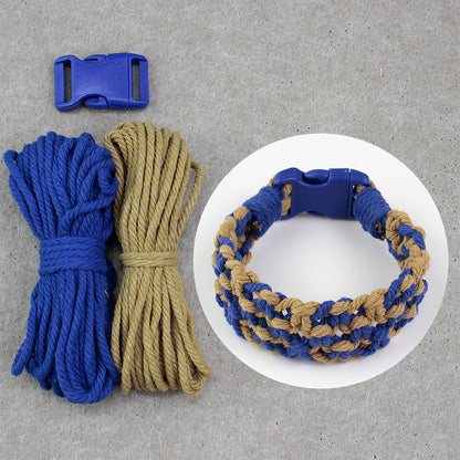 Square Pet Collar Weaving Kit Macrame Kit | Wide Style (Elegant & Cute) | Holiday DIY Handmade Gift | Beginner-Suitable